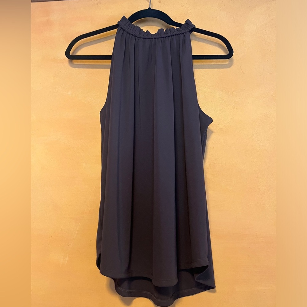 Ann Taylor Brown Sleeveless Blouse - Size Med